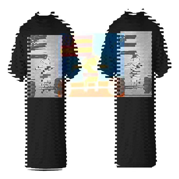 赤身ビーフ パティ赤身ビーフティー デッドリフティングビーフ Tシャツ