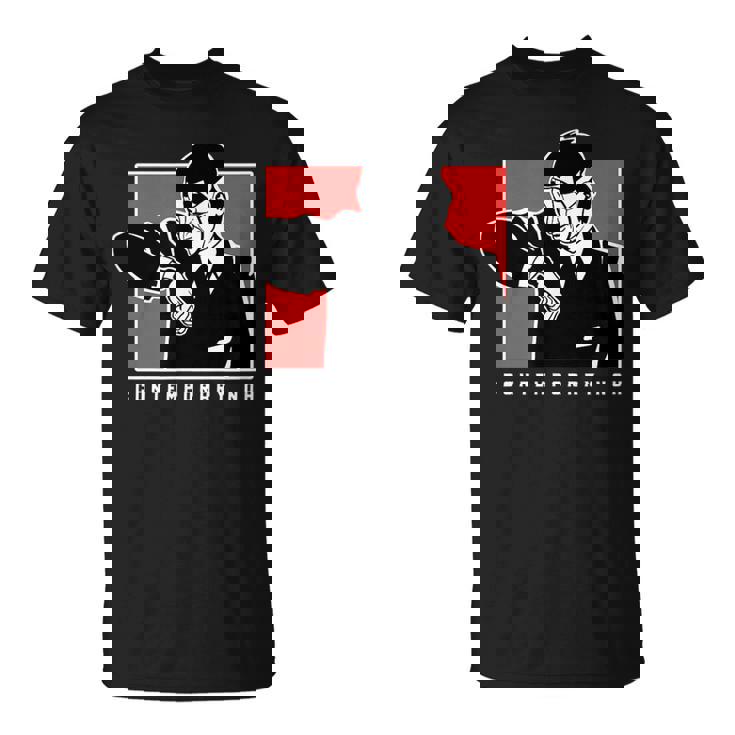 路上の能劇 伝統・現代美術 Tシャツ