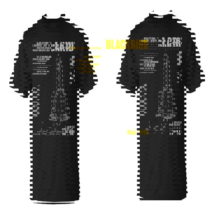 軍用航空機 ロッキードr-71 ブラックバード Usaf Tシャツ