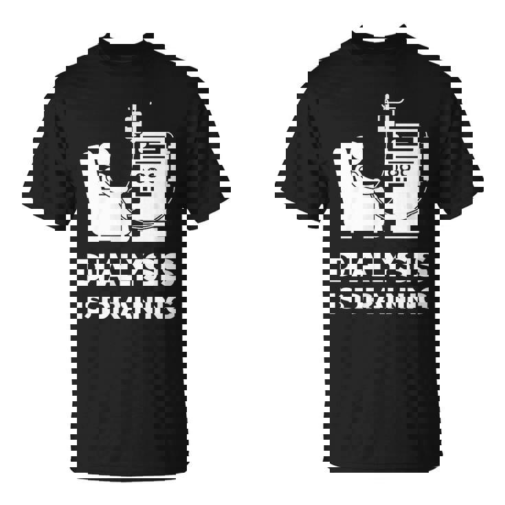 透析tシャツ 透析患者用 透析は排水 Tシャツ