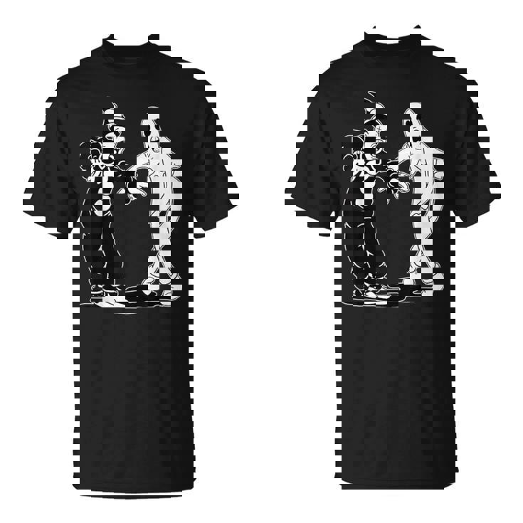 道化師のココと幽霊の踊り Tシャツ