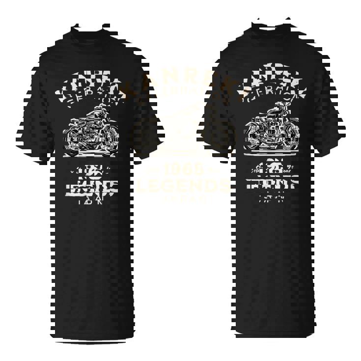 還暦祝い 1965年生まれのバイク好き 2025年60歳記念 かっこいい Tシャツ