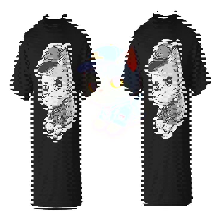 郵便配達員、Dps 配達員の猫を削除 Tシャツ