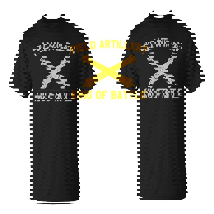 野戦砲 キングオブバトルブランチ記章 砲兵 Tシャツ
