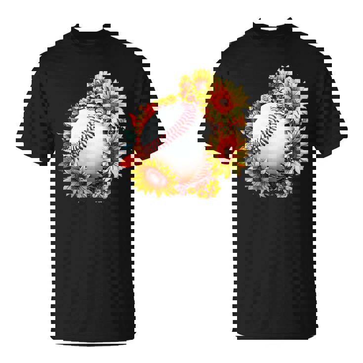 野球 面白いtシャツ ベースボール おもしろ ひまわり 花柄 服 ネタ メンズ 野球部 おもしろグッズ 子供 Tシャツ