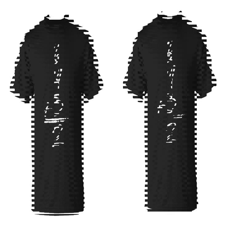 野球にインスパイアされた数学6 4 3 2 ダブルプレイソフトボールゲームtシャツ Tシャツ