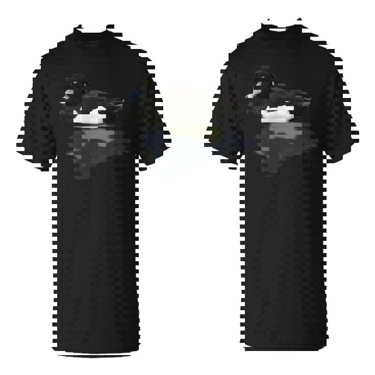 野鳥シリーズ キンクロハジロ Tシャツ