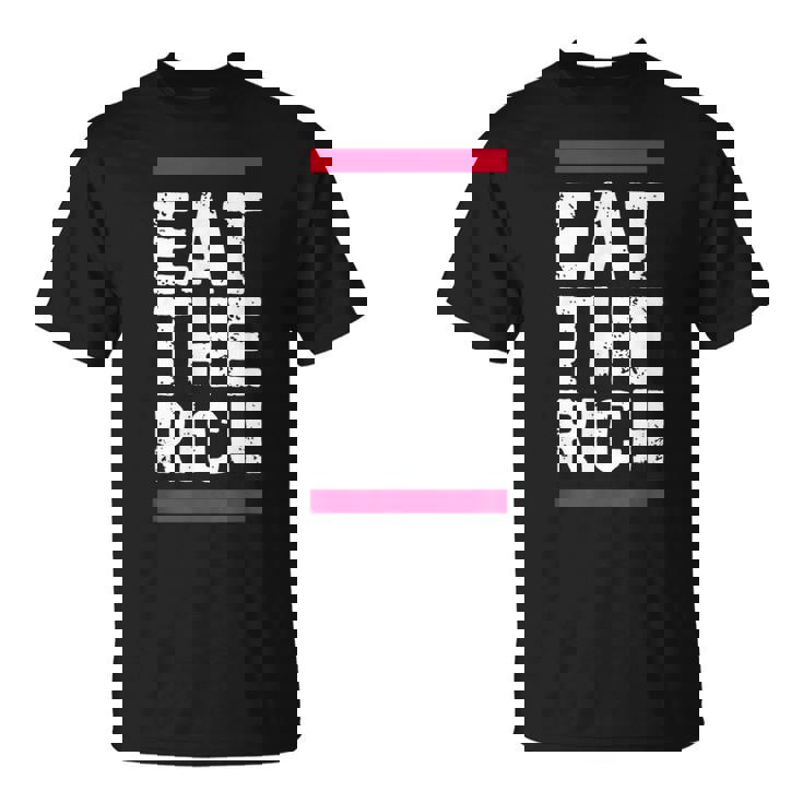 金持ちを食べろ Tシャツ