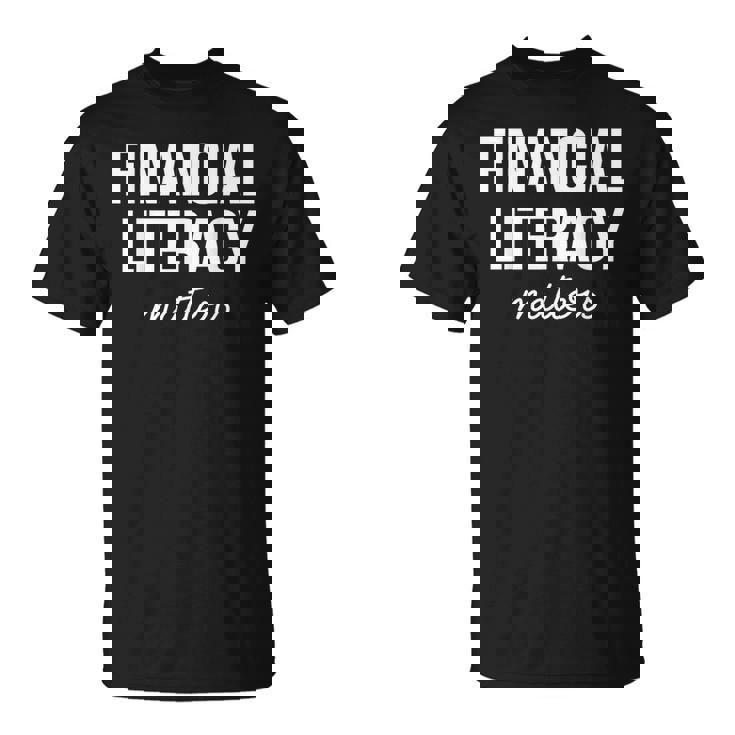 金融リテラシーは重要 Tシャツ