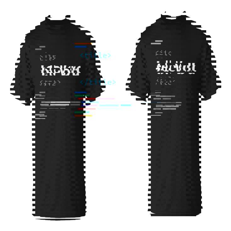 開発者 Hello World Tシャツ