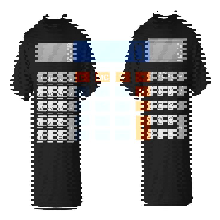 電卓 ハロウィン コスチューム Tシャツ