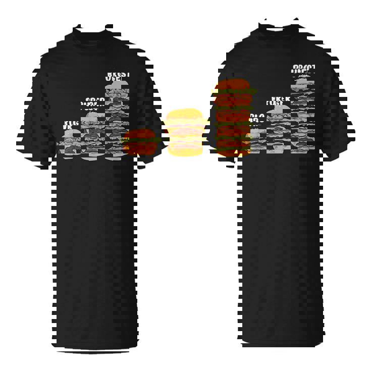 面白い バーグ バーガー バージェスト バーガー ハンバーガー チーズバーガー Tシャツ