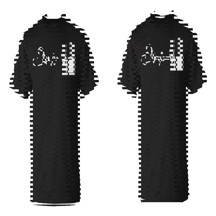 面白い ピアノ 音楽 ピアノ ギフト ピアニスト Tシャツ