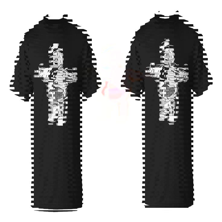 面白い 有名 カルト映画 キャラクター マシュマロマン ゾンビ Tシャツ