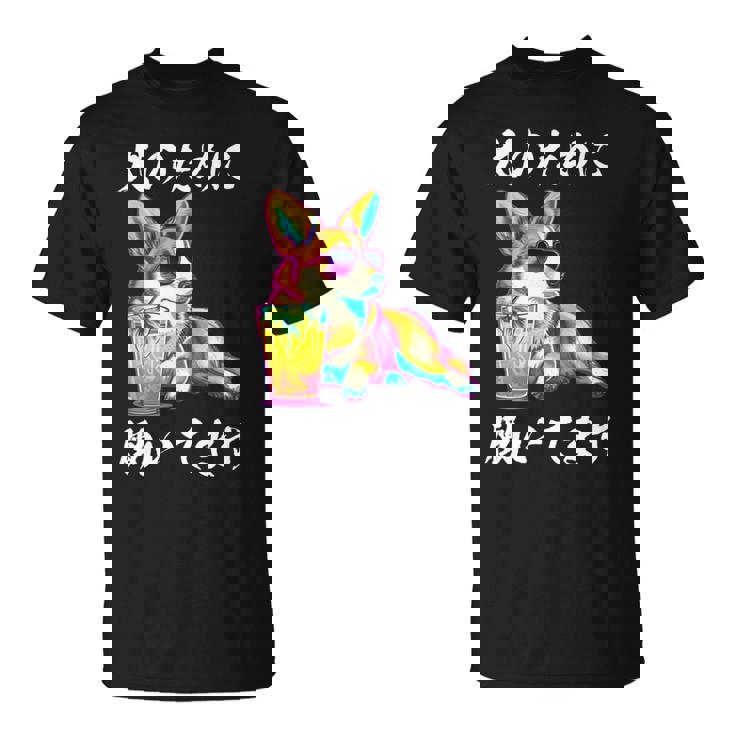 面白いtシャツ コーギー イヌ わんこ メンズ 犬好き グッズ おもしろ 面白い 服 ネタ わんこ 長袖tシャツ Tシャツ