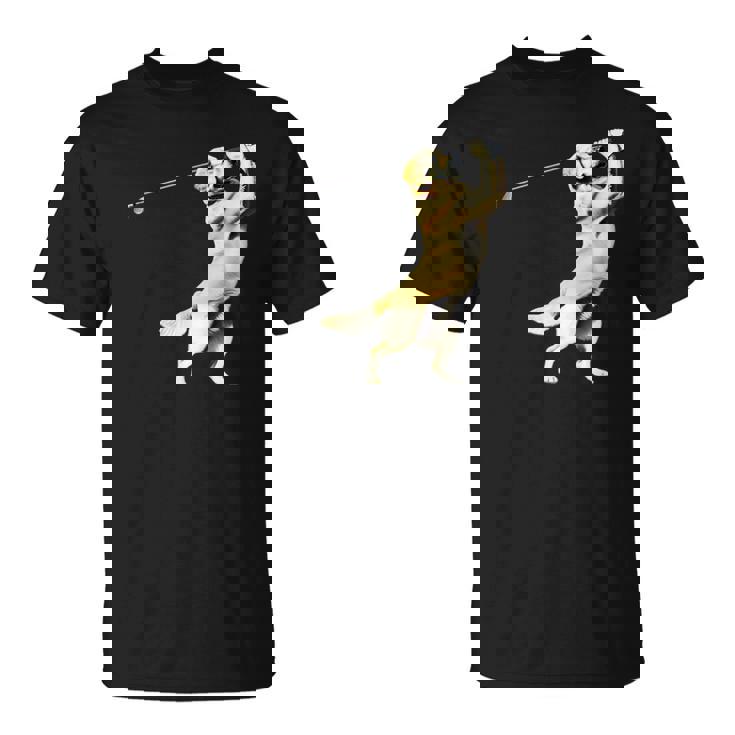 面白いtシャツ ゴールデンレトリバー ゴルフ イヌ メンズ グッズ かわいい おもしろ 面白い 服 ネタ Tシャツ