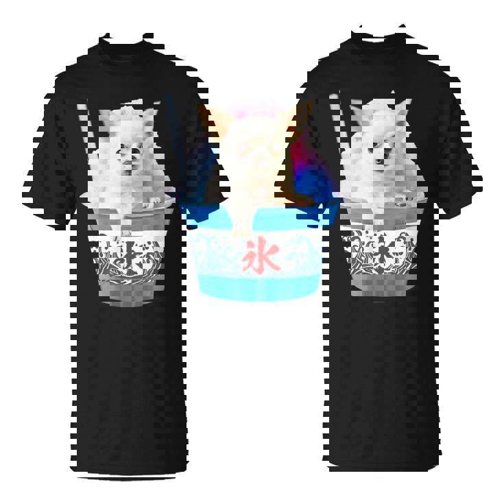 面白いtシャツ チワワ かき氷 イヌ メンズ 犬好き グッズ かわいい おもしろ 面白い 服 ネタ 夏 Tシャツ