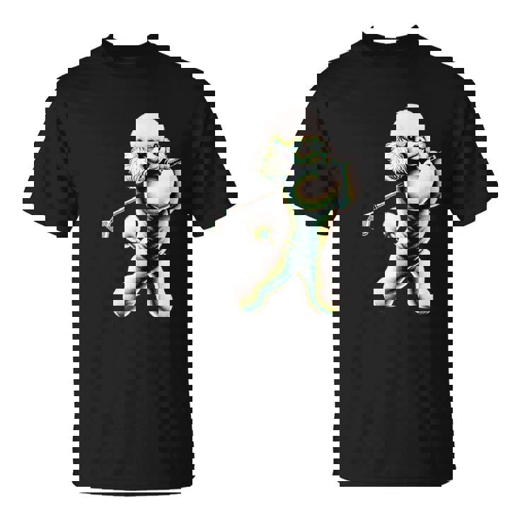 面白いtシャツ トイプードル ゴルフ イヌ メンズ 犬好き グッズ かわいい おもしろ 面白い 服 ネタ Tシャツ