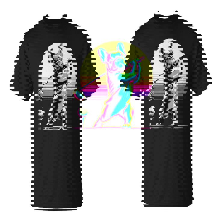 面白いtシャツ フレンチブルドッグ ゴルフ イヌ メンズ 犬 グッズ かわいい おもしろ 面白い 服 ネタ Tシャツ