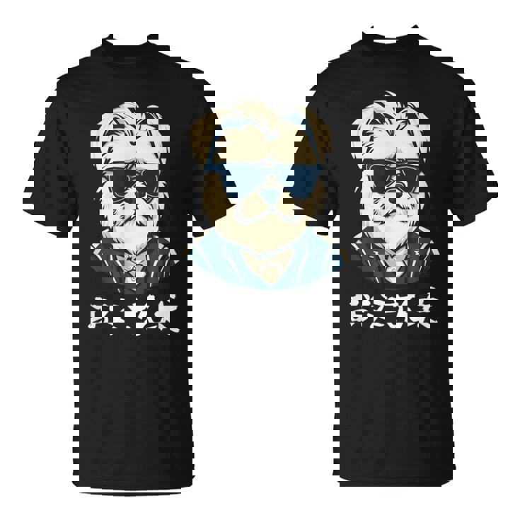 面白いtシャツ マルチーズ 犬 父 イヌ わんこ メンズ 犬好き グッズ おもしろ 面白い 服 ネタ Tシャツ