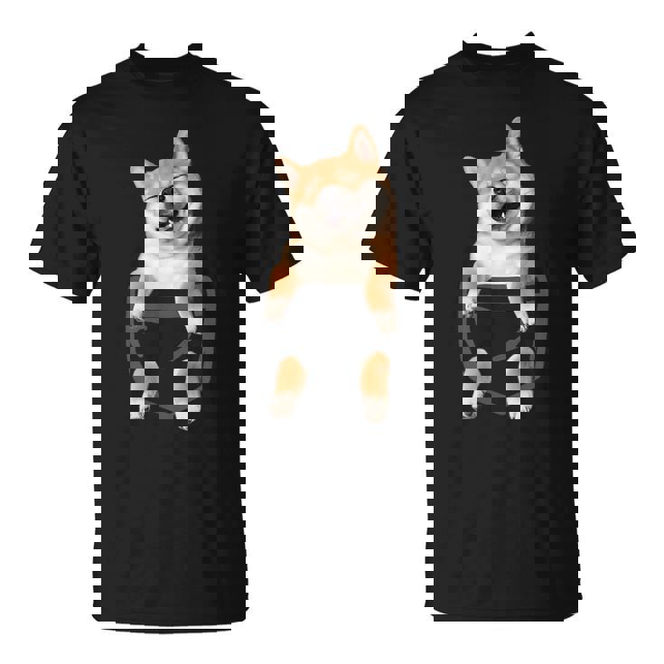 面白いtシャツ 柴犬 ポケット イヌ わんこ メンズ 犬好き グッズ かわいい おもしろ 面白い 服 ネタ Tシャツ