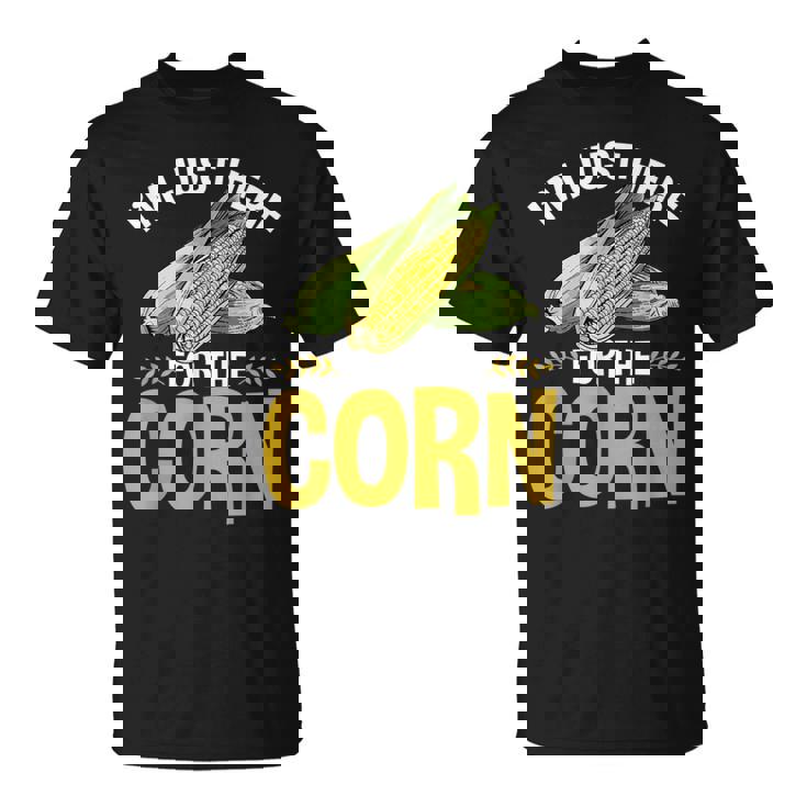 面白いとうもろこし野菜 とうもろこし Tシャツ