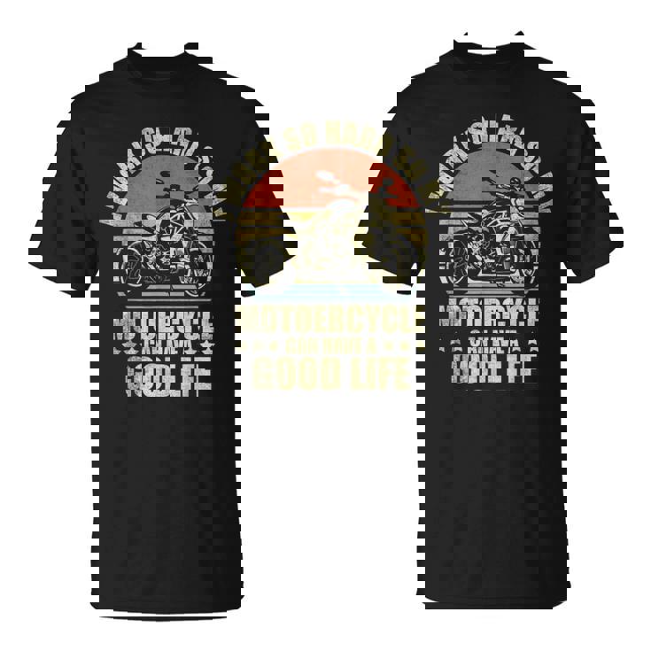 面白いオートバイの引用句 メンズ レディース オートバイ愛好家ライダー Tシャツ