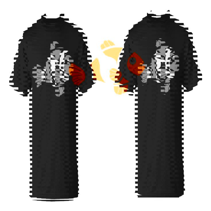 面白いカクレクマノミ シンプルで小さいかわいいカクレクマノミ Tシャツ