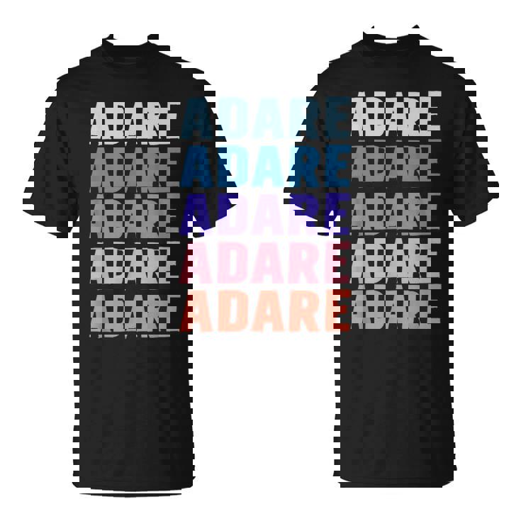 面白いギフトネーム Adare 名前入り Tシャツ