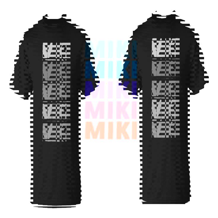 面白いギフト名 ミキ 名前入り Tシャツ