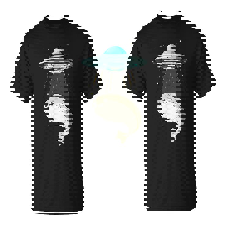 面白いサカバンバスピス フィッシュミーム Ufo アブダクション Tシャツ