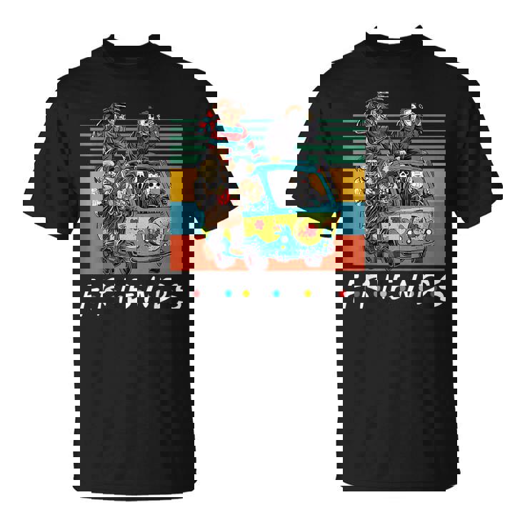 面白いハロウィンコスチュームキャラクター ホラー映画 Tシャツ