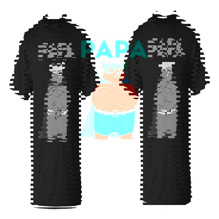 面白いパパベアシャツ I 父の日誕生日ギフト Tシャツ