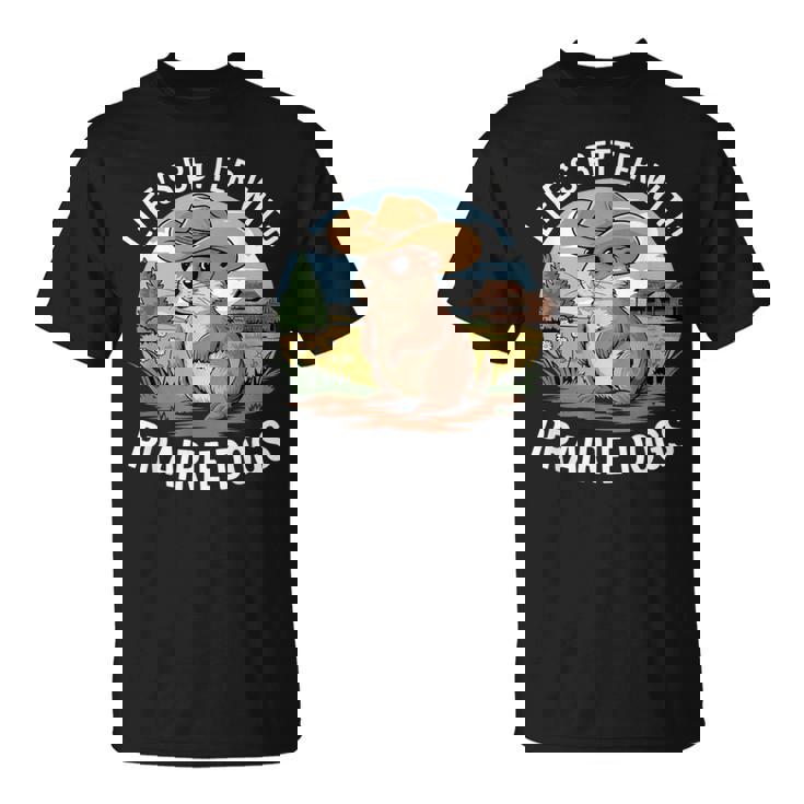 面白いプレーリードッグコスチュームtシャツ Tシャツ