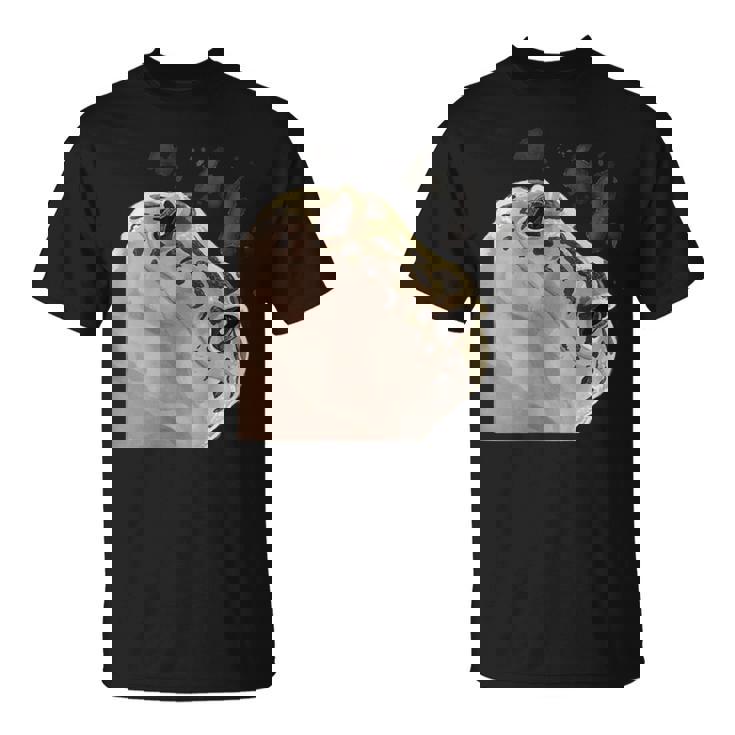 面白い好奇心が強い爬虫類ヒョウモントカゲモドキ Tシャツ