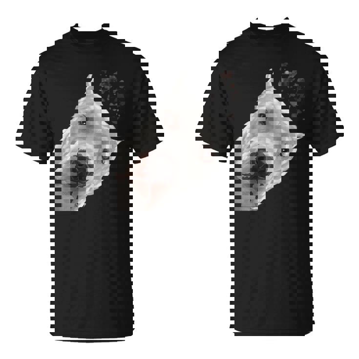 面白い好奇心旺盛な犬ドゴアルヘンティーノ Tシャツ