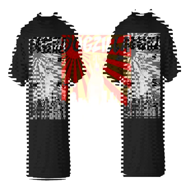 面白い犬 ボルゾイ Tシャツ