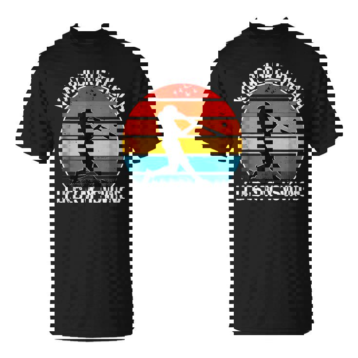 面白い野球の引用 Tシャツ