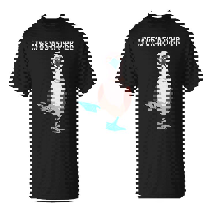 面白い鳥の贈り物女性男性アオアシカツオドリ Tシャツ