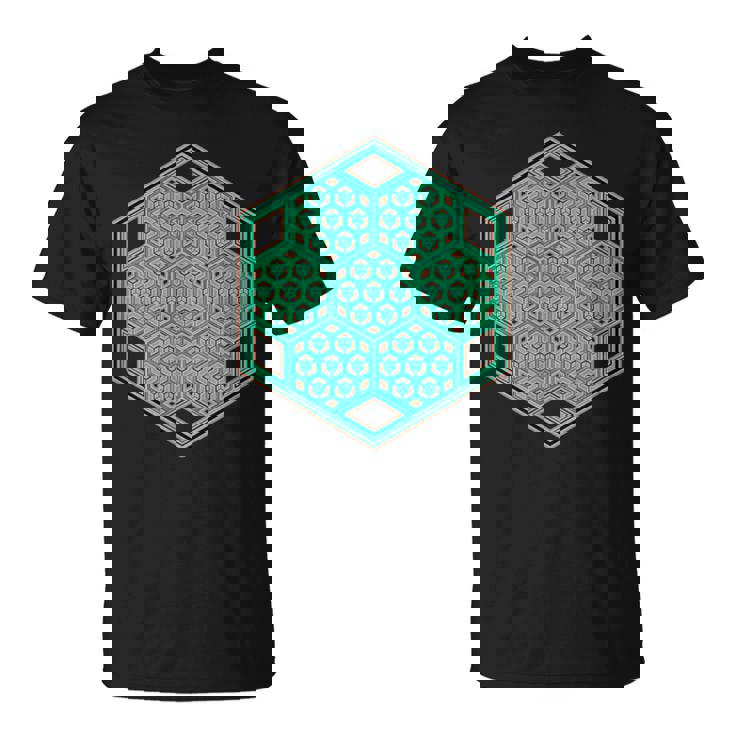 音楽祭 サイケデリックパターン テクノ トランス レイブ ゴア Tシャツ