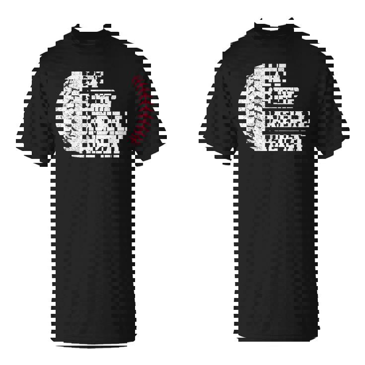 食べる、寝る、野球を繰り返す、野球選手、面白い、野球 Tシャツ