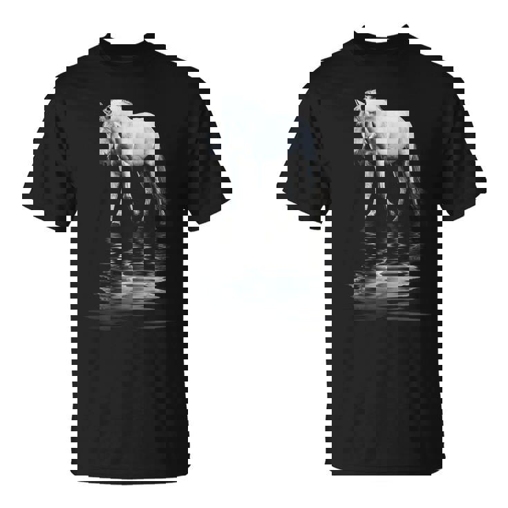 馬 動物 モチーフ アート 馬 Tシャツ