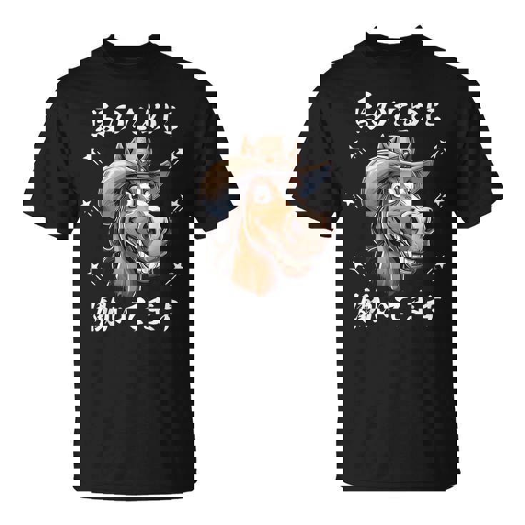 馬のために働いてます Tシャツ