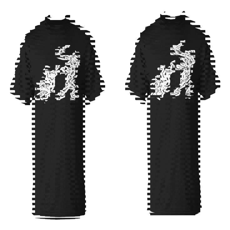 鳥獣戯画《蛙と兎・相撲》かえる うさぎ【日本・世界の名画】日本画 和柄 美術館アート Tシャツ