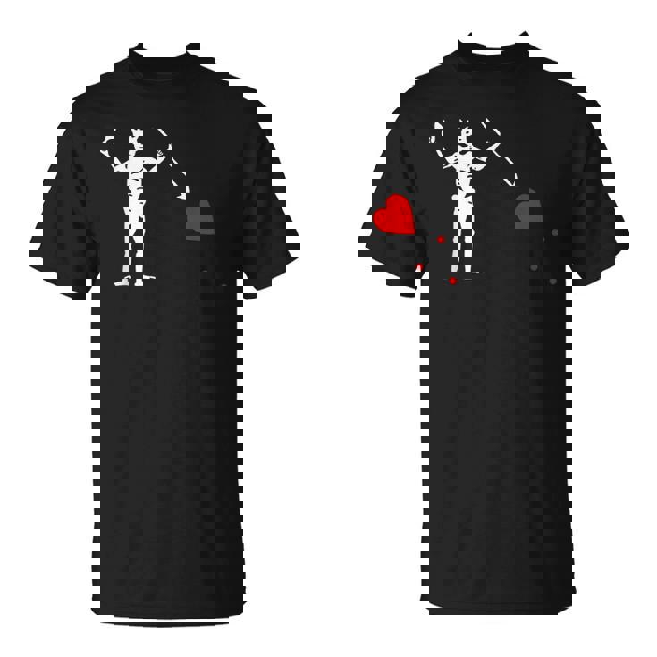 黒ひげ海賊旗-オリジナルエドワード・ティーチ Tシャツ