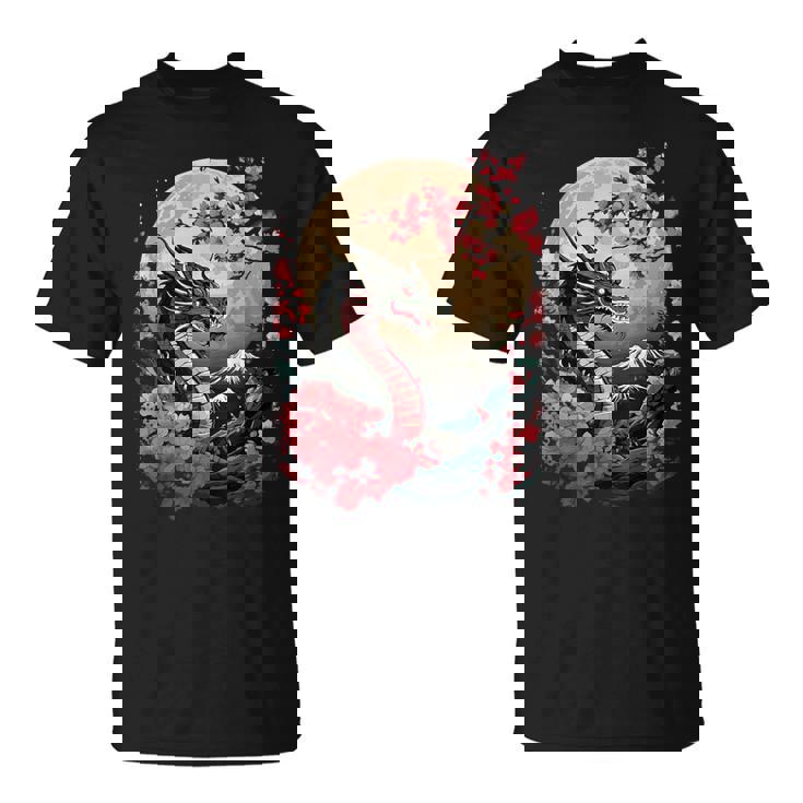 黒龍 桜 日本 美学 日本龍 Tシャツ