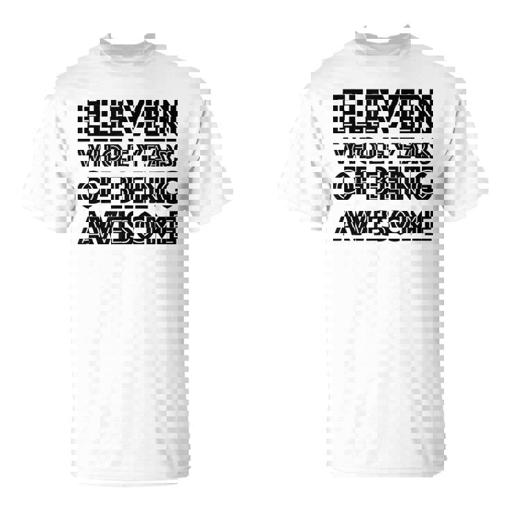 11歳の誕生日シャツギフト年齢11歳男の子女の子 Tシャツ