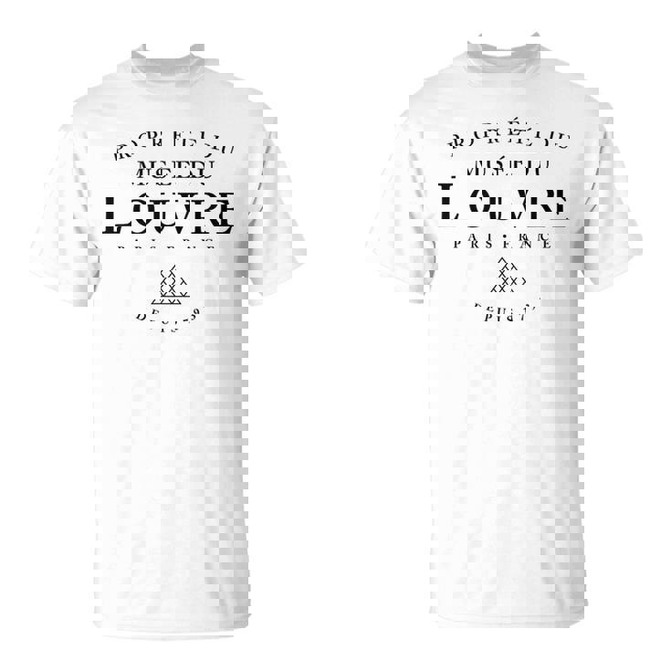 1793年創業のルーヴル美術館の財産 Tシャツ