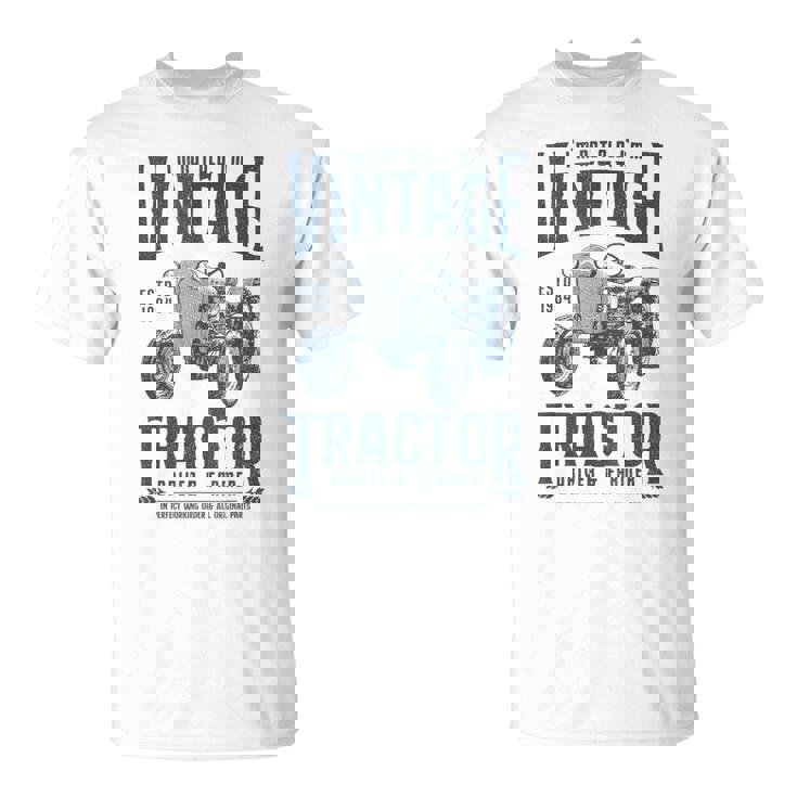 1984 年生まれのビンテージ トラクター ファーマーの誕生日 Tシャツ