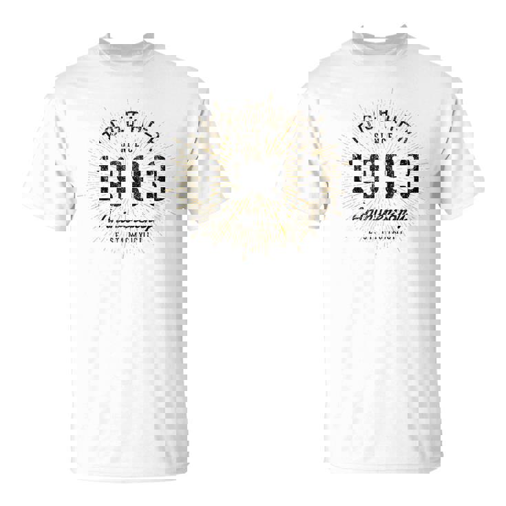 1993年から一緒にいるカップルの記念日のデザイン Tシャツ